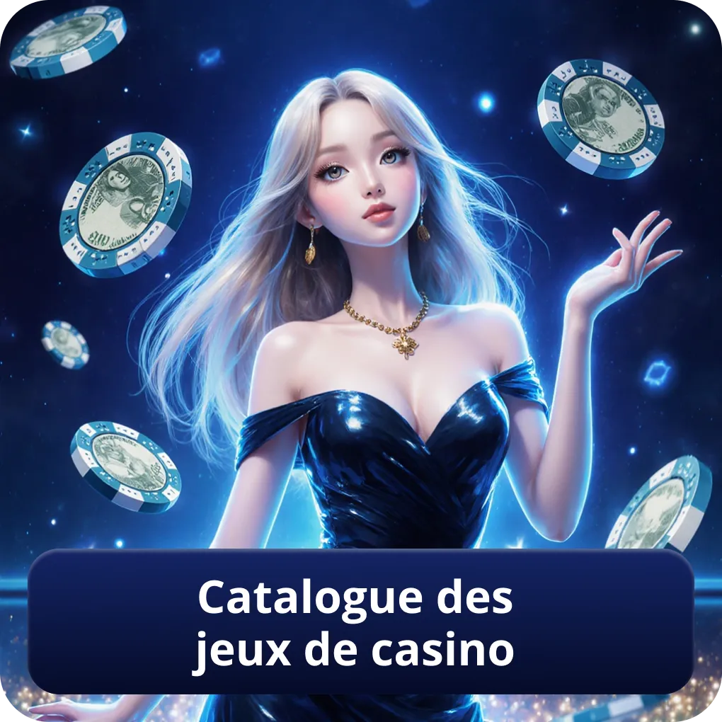 Catalogue des jeux de casino