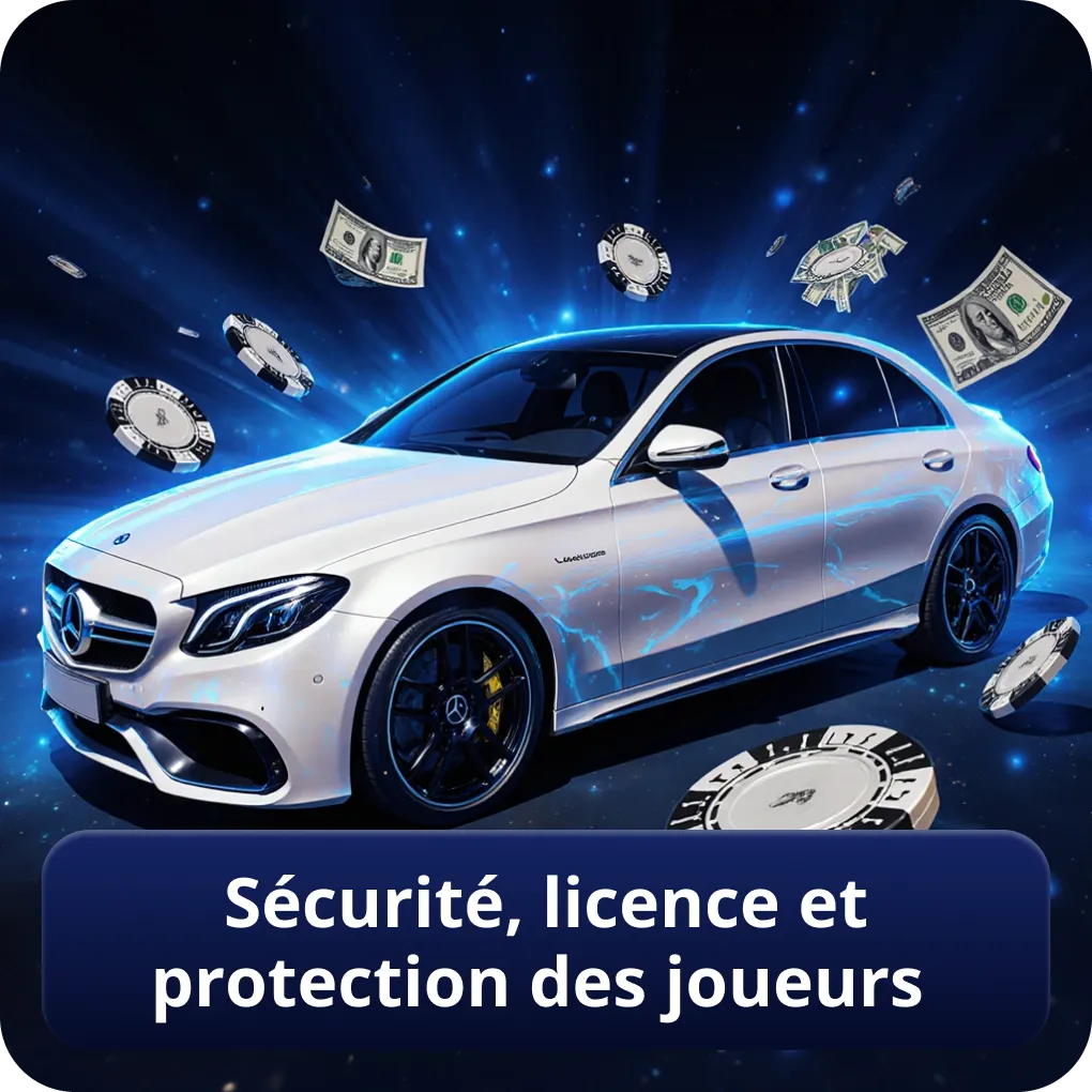 Sécurité, licence et protection des joueurs